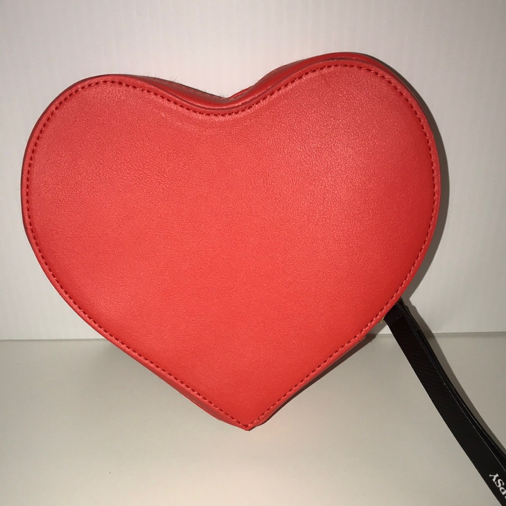 Ipsy Heart-Shaped Red Bag